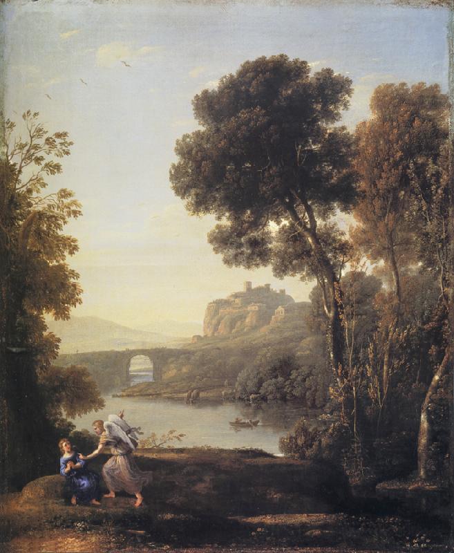 Claude Lorrain Landscape with Hagar and the Angel Germany oil painting art